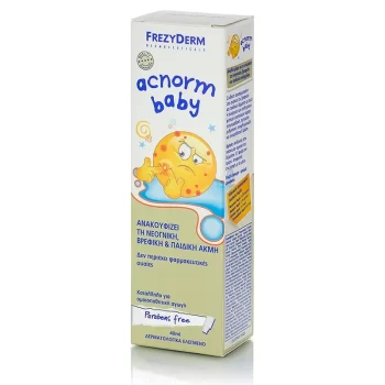 Frezyderm Acnorm Baby Απαλή Κρέμα για τη Νεογνική, Βρεφική & Παιδική Ακμή, 40ml