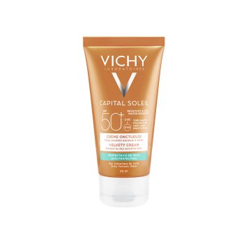 Vichy Capital Soleil Αντηλιακή Κρέμα Προσώπου SPF50+ για Βελούδινη Επιδερμίδα, 50ml