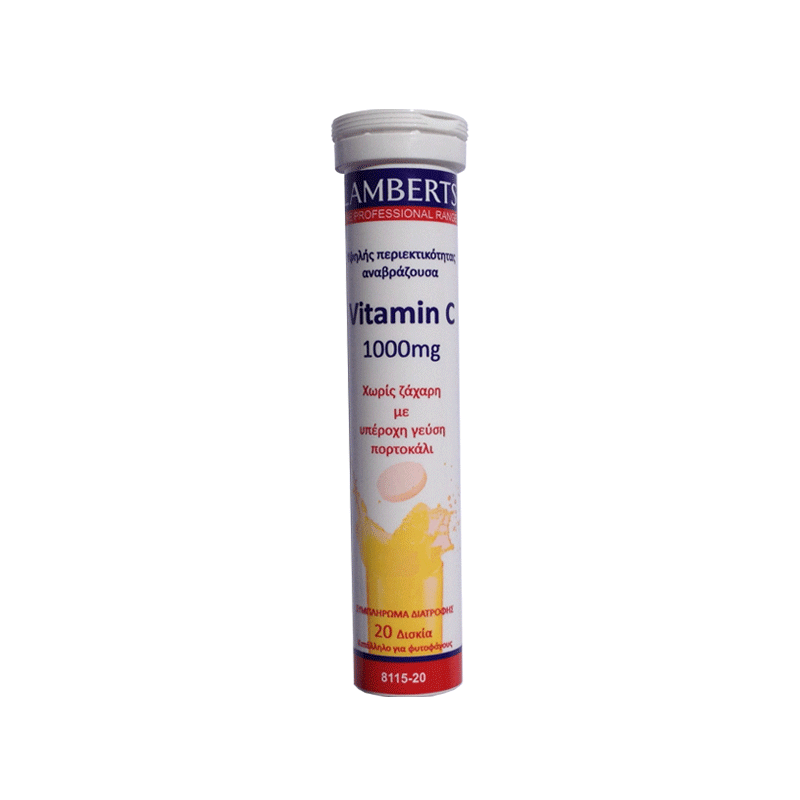Lamberts Vitamin C 1000mg 20 αναβράζοντα δισκία