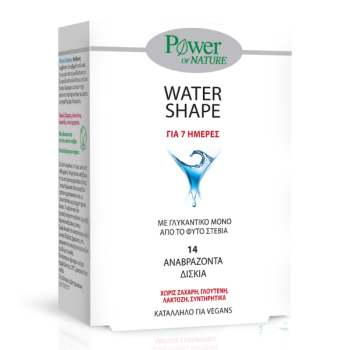 Power Of Nature 7 Days Water Shape Program Stevia Εντατικό Πρόγραμμα για Όμορφη Σιλουέτα, 14 eff. tabs