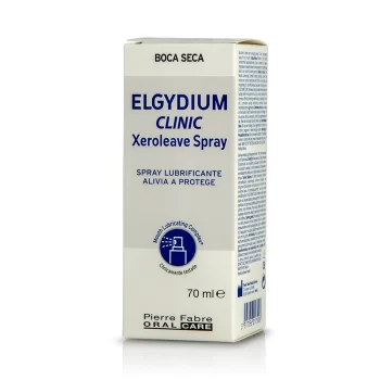 Elgydium Clinic Xeroleave Spray Ανακούφιση από τα Συμπτώματα της Ξηροστομίας 70ml