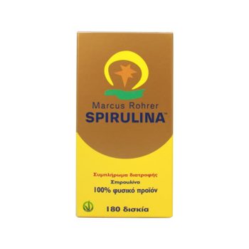 Marcus Rohrer Spirulina Συμπλήρωμα Διατροφής με Σπιρουλίνα, 180 tabs