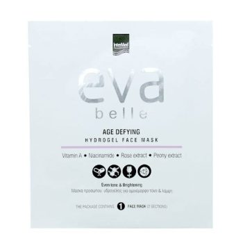 Intermed Eva Belle Age Defying Hydrogel Face Mask Μάσκα Υδρογέλης Προσώπου για Ομοιόμορφο Τόνο & Λάμψη, 1τεμ