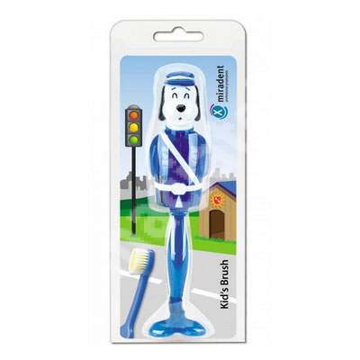 Miradent Παιδική Οδοντόβουρτσα Με Θήκη Σκύλος 1τμχ