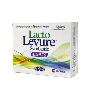 Uni-Pharma LactoLevure Symbiotic Adults Συμπλήρωμα Διατροφής Προβιοτικών, 20 Φακελίσκοι