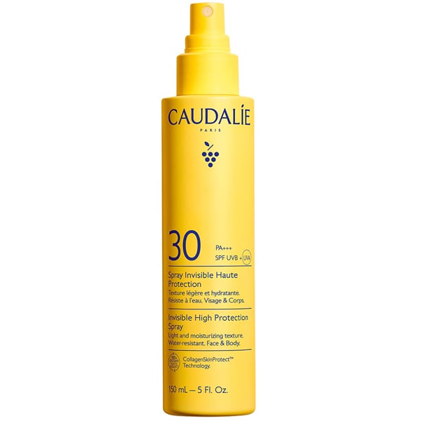 Caudalie Invisible High Protection Spray Αντηλιακό Spray για Πρόσωπο & Σώμα SPF30, 150ml